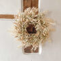 Dried Gypsophila Wreath With Bunny Tails, thumbnail 4 of 5
