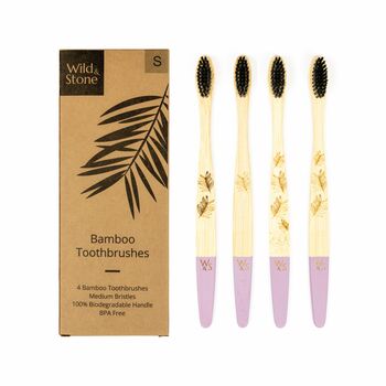 Adult Bamboo Toothbrush Pack, 4 of 11
