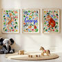 Personalised Safari Nursery Print Set | Set Of Three Wall Art, thumbnail 4 of 12