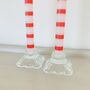 Pair Of Vintage Glass Candlesticks, thumbnail 2 of 4