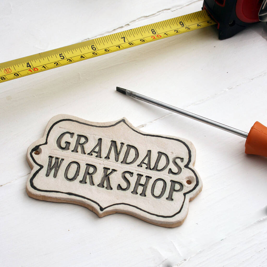 Grandad's Workshop Ceramic Sign, 1 of 4