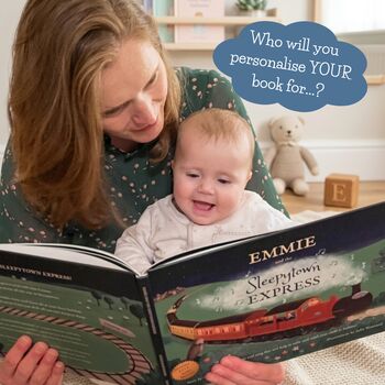 'The Sleepytown Express' Personalised Storybook – A Bedtime Keepsake Gift From Mummy, 12 of 12