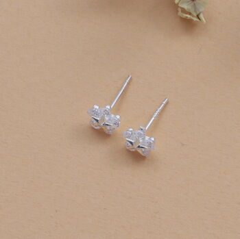 Crystal Snowflake Earrings In Mini Stocking, 6 of 7