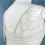 Xanthe Crystal And Pearl Bridal Straps With Epaulettes, thumbnail 3 of 11
