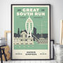 Personalised Great South Run Print, Unframed, thumbnail 4 of 7