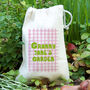 Personalised Gingham Seed Gift Bag, thumbnail 2 of 2