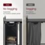 Multi Compartment Laundry Hamper With Removable Bags, thumbnail 5 of 9