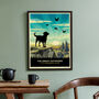 Scenic Dog Lovers Gift. Labrador Limited Edition Print, thumbnail 2 of 11
