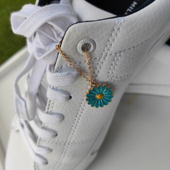 Floral Daisy Sneaker Accessories Summer Skate Charm, 2 of 2