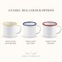 Enamel Personalised BBQ Mug, thumbnail 4 of 4