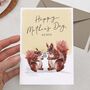 Cute Squirrels, Happy Mother's Day Aunty Card, thumbnail 2 of 2