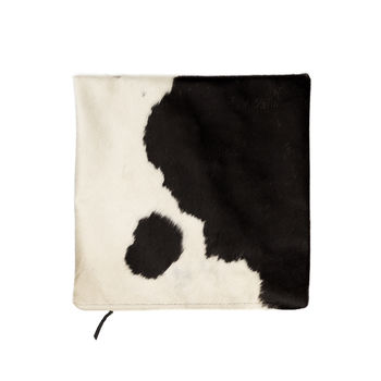 Black And White Natural Cowhide Cushion Cover, 2 of 6