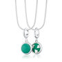 Green Chrysoprase Healing Stone Necklace, Happiness, thumbnail 2 of 10