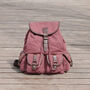 Colourway Canvas Backpack Rucksack, thumbnail 9 of 11