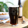 Personalised 'Daddy Bear' Engraved Pint Glass, thumbnail 1 of 3