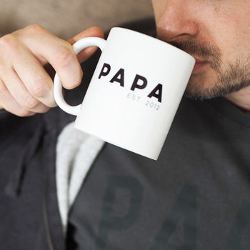 Personalised Papa Mug Father's Day Gift, 6 of 7