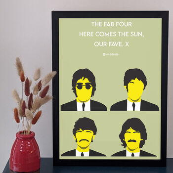 Personalised British Music Legends Artists Prints, 4 of 8