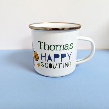 Personalised Enamel Camping Mug, 8 of 10