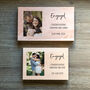 Personalised Wood Photo Block Engagement Gift, thumbnail 3 of 5