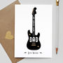 Personalised Father's Day Guitar Card, thumbnail 1 of 2