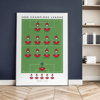 Manchester United 2008 European Champions Poster, 3 of 8