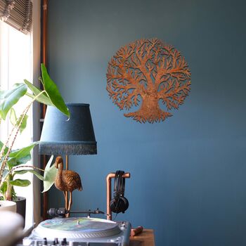 Tree Of Life Metal Art Enhancing Home Wall Decor, 10 of 12