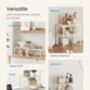 Set Of Two Spice Rack Cupboard Kitchen Shelf Organiser, thumbnail 9 of 11