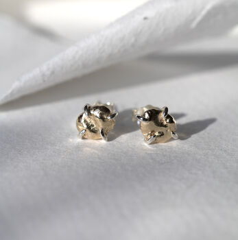 Gold Nugget Studs, 3 of 8