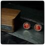 Personalised Cricket Ball Leather Cufflinks, thumbnail 11 of 11