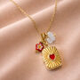 Heart Charm Locket Necklace, thumbnail 1 of 2