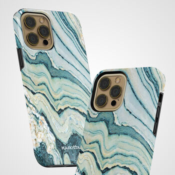 Green Marble Tough Case For iPhone, 3 of 4