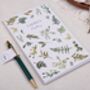 Personalised Green Botanical Desk Stationery Gift Box, thumbnail 4 of 7