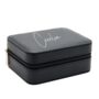 Personalised Black Leatherette Jewellery Box, thumbnail 2 of 3