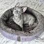 Wraparound Fleece Dog Bed Medium, thumbnail 2 of 12