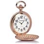 Rose Gold Coloured Steel Personalised Pocket Watch, thumbnail 4 of 5