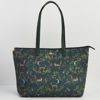 Into The Woods Large Green Grab Tote, 4 of 7
