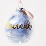 Personalised Feather Bauble, thumbnail 2 of 7