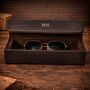 Personalised Genuine Leather Eyeglasses Case Portable Holder For Sunglasses And Reading Glasses, thumbnail 4 of 8