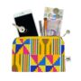 African Kente Slim Cosmetic Bag, thumbnail 2 of 5