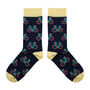 Men's Ethical Bicycle Print Sock, thumbnail 8 of 8