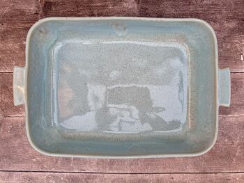 Sea Blue Rectangular Baking Dish, 40cm, 2 of 4