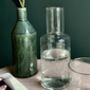 Fern Etched Glass Carafe And Glass In A Gift Box, thumbnail 1 of 1