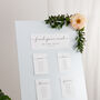 Minimal Script Wedding Table Plan Cards, thumbnail 1 of 3