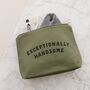 'Exceptionally Handsome' Wash Bag, thumbnail 3 of 12