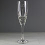 Personalised Big Age Cut Crystal Champagne Flute, thumbnail 1 of 6