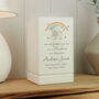 Personalised Child Memorial Urn With Rainbow, thumbnail 1 of 7