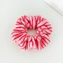 Towel Scrunchie Cherry Stripes, thumbnail 1 of 2