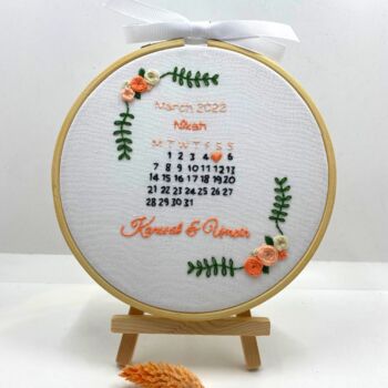 Personalised Wedding Gift Embroidery Design, 2 of 11