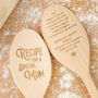 Recipe For A Special Mum Wooden Spoon Gift, thumbnail 1 of 5