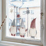 Set Of Three Gnomes Window Clings And Wall Stickers, thumbnail 1 of 2